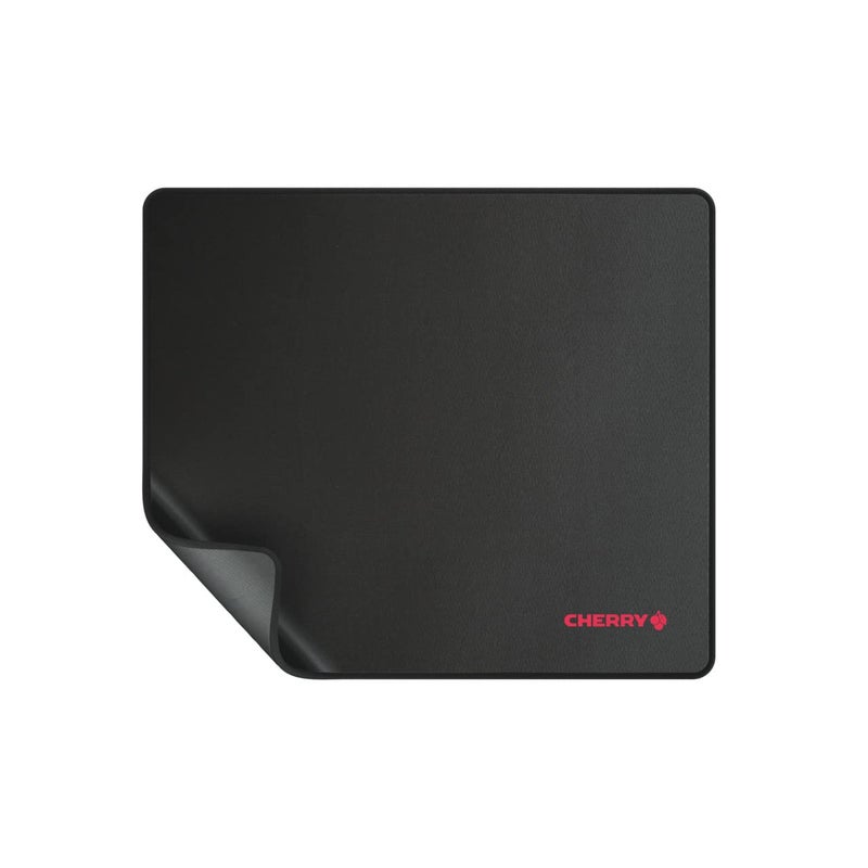 تشيري لوحة ماوس Cherry MP 1000 Premium Large - مقاومة للانسكاب - سهلة الانزلاق لألعاب المكتب المنزلي أو العمل - مضادة للانزلاق مقاس 12x14x.2 بوصة باللون الأسود - Image 1